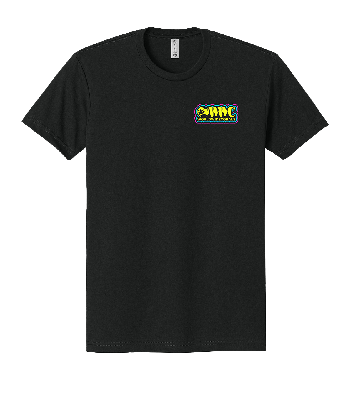 UV Ink WWC Neon Triple Patch T-Shirt - Black